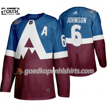 Colorado Avalanche Erik Johnson 6 Adidas 2020 Stadium Series Authentic Shirt - Kinderen